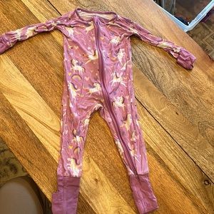 Little Sleepies Unicorn zippy 6-12m
